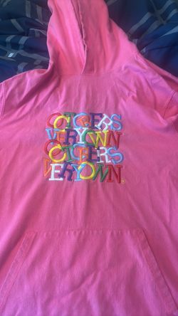 Ovo pink colorblock hoodie large