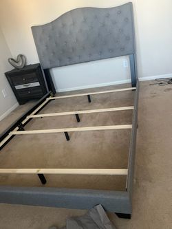 Queen Upholstered bed frame