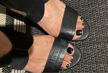 Black heels