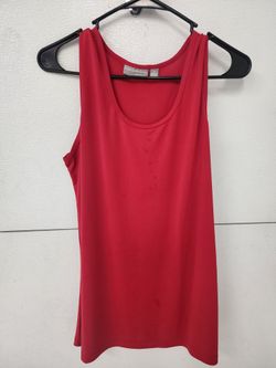 Red Sleeveless Top