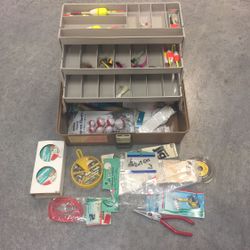 Vintage Plano Tackle Box Plus Extras