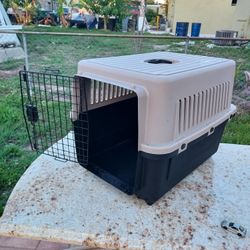 plastic cage  width 16 length 25 height 19 
