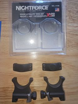 Nightforce 30mm Ultralite Scope Rings