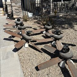 Ceiling fans (6) for sale