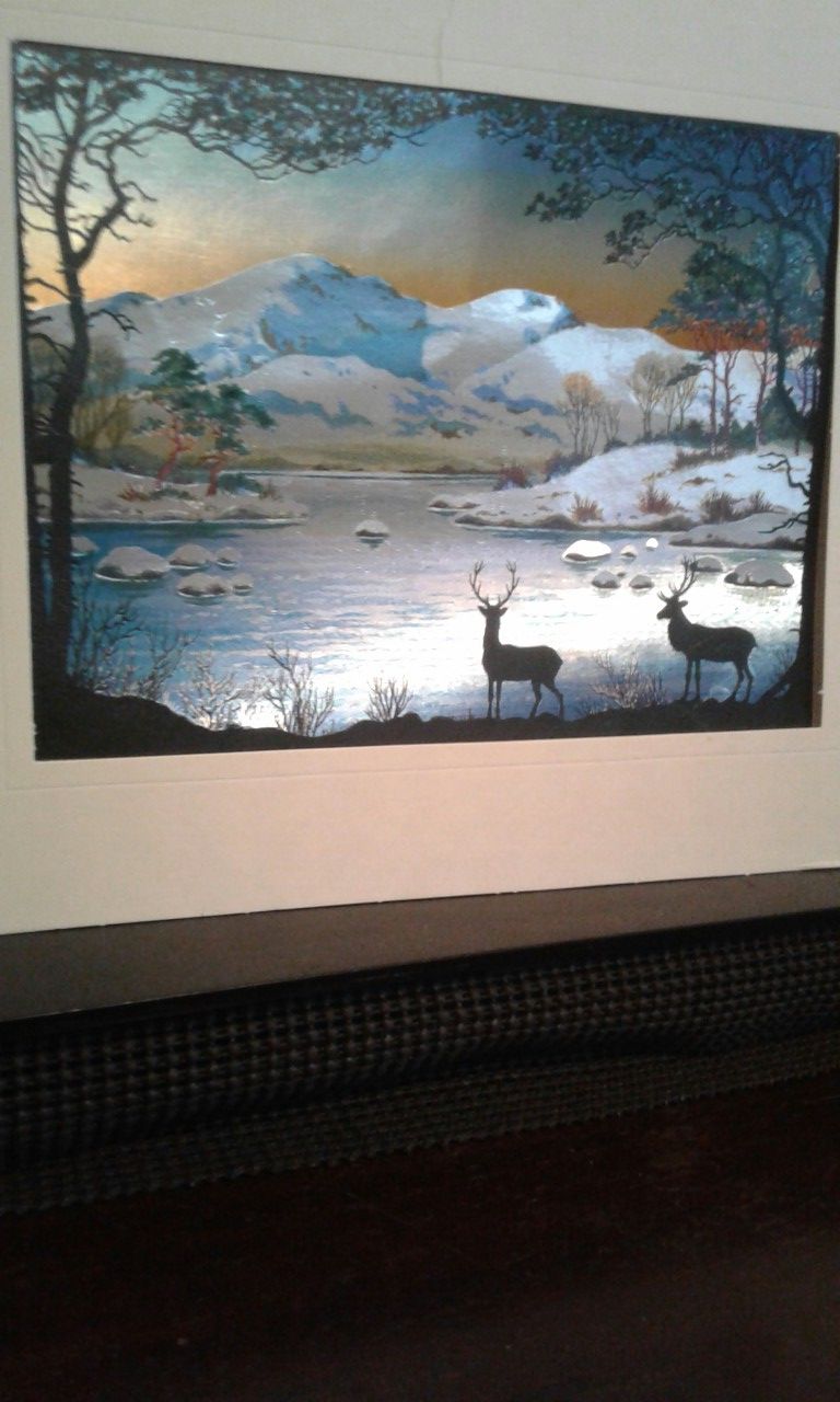MADE IN ENGLAND...F.J. Warren LTD. Dufex Prints Hitchin Hearts