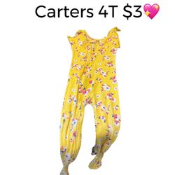 Carters Pijama Great Condition For Girls Size 4T 💖💖M6