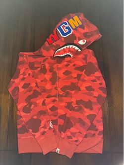 Red camo Bape Jacket