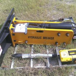 Bobcat Breaker Hammer Skid Steer Concrete Breaker Attachment 750 ft Lbs