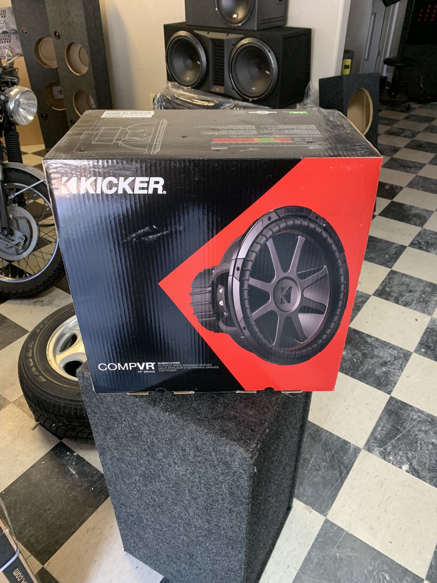 Kicker Car Audio Car Stereo Subwoofer. Comp Vr Series . Brand New 