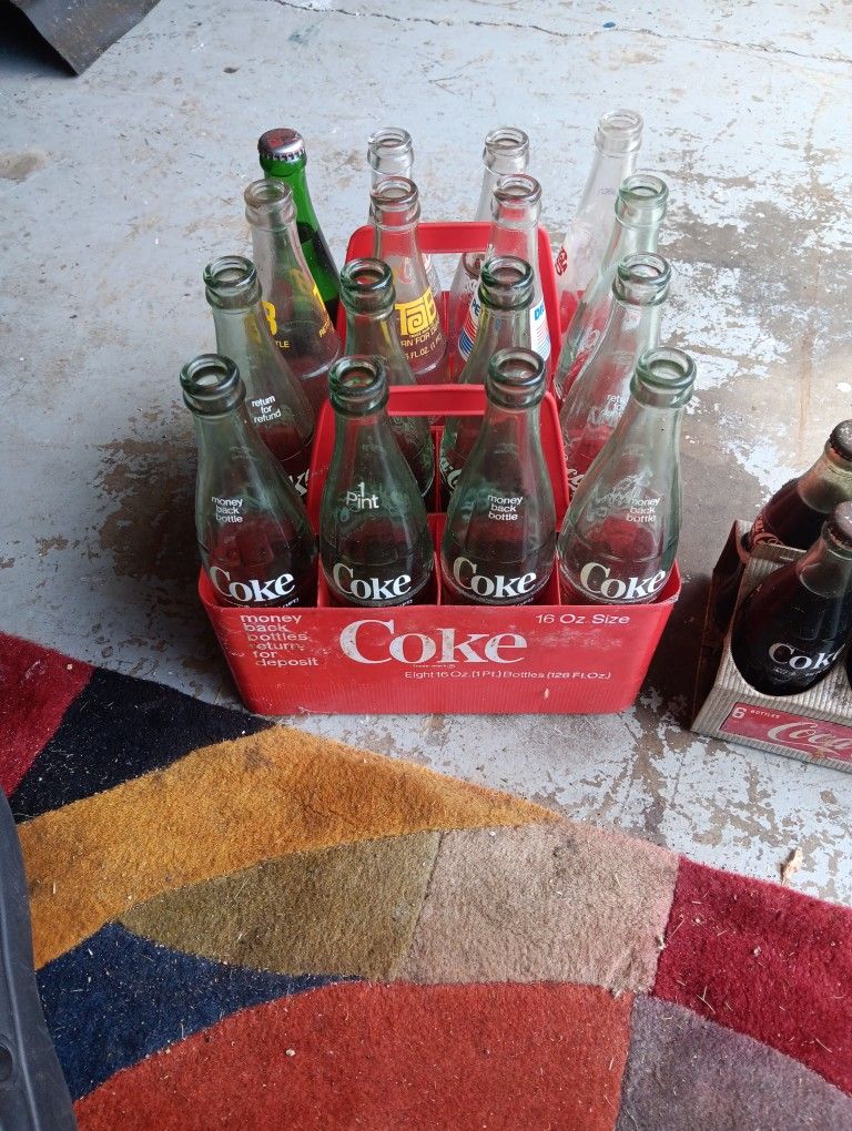1950's-1960's 6 Pack Coca Cola Bottles