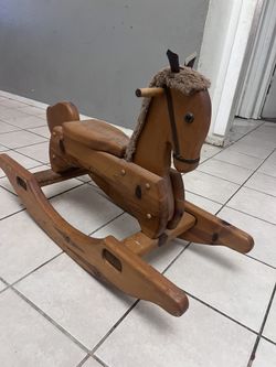 Wood Rocking Horse