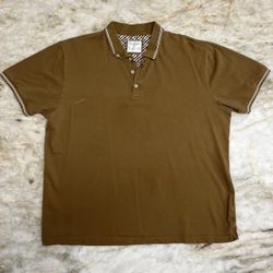 Brown Retro Polo Shirt