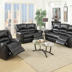 New 3 piece recliner couch set / free delivery