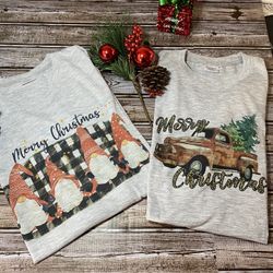 Christmas /Holiday T-shirt Long Sleeve