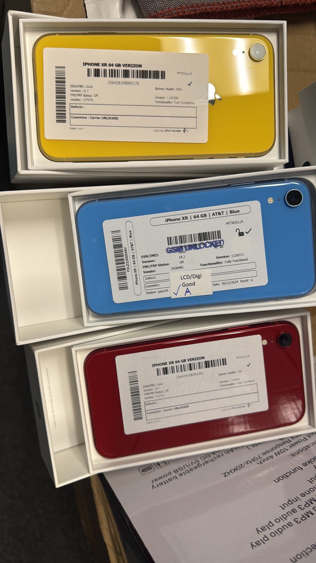 iPhone XR Unlock 64gb