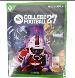 brand new sealed xbox series x college football 27