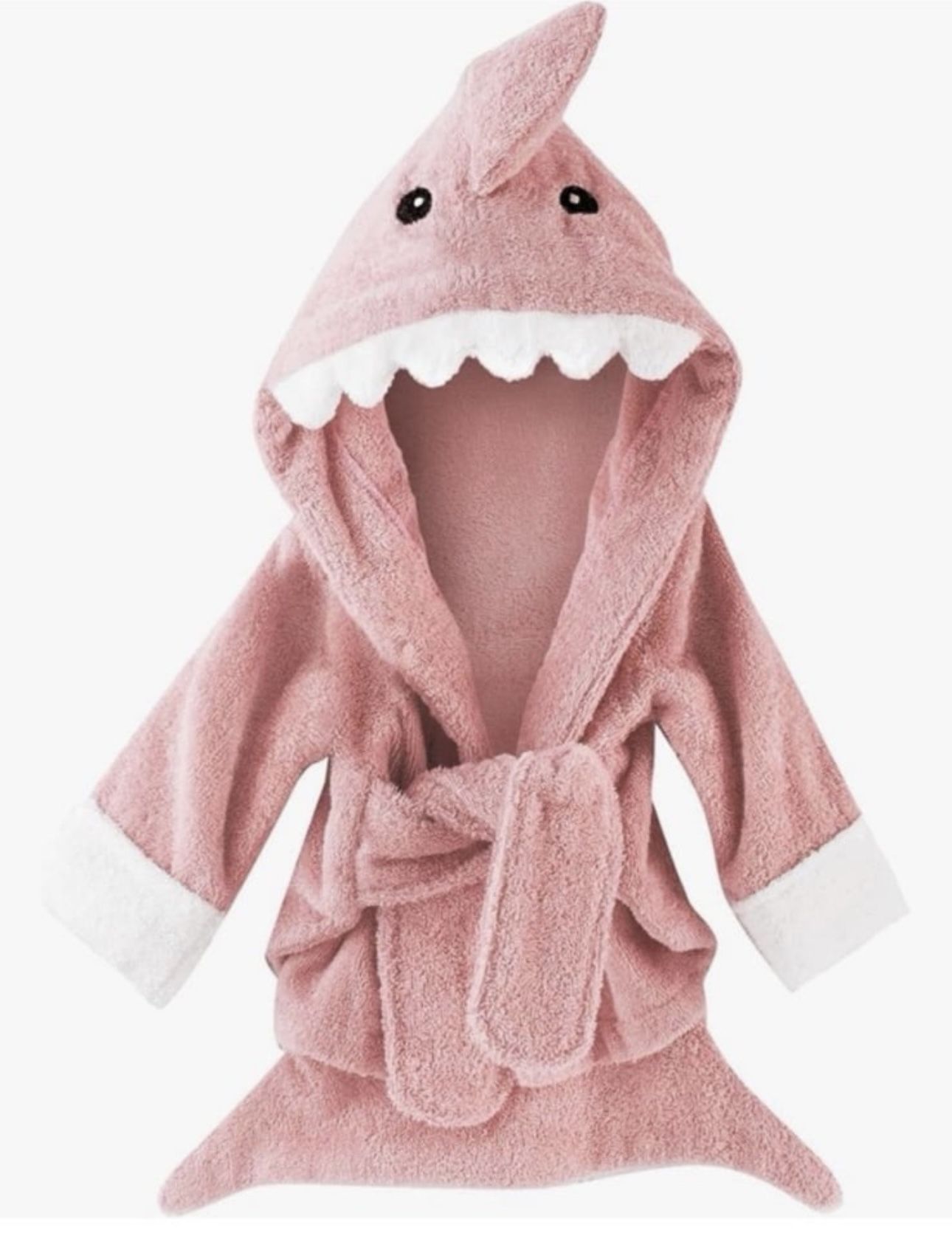 Pink Shark Towel Robe