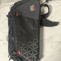 KEMIMOTO Motorcycle Leg Bag Sling Waist Thigh Bag Waterproof Black