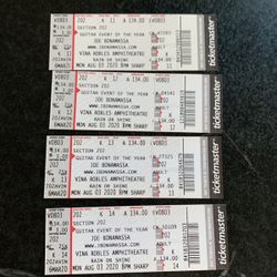 4 Joe Bonamassa Tickets Tonight Row 201