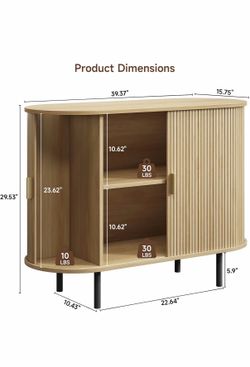 Brand New Buffet Cabinet with Storage