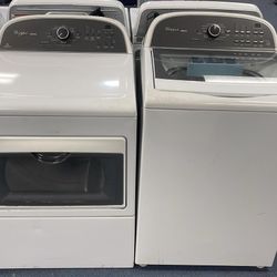 Washer and Dryer Top Load 