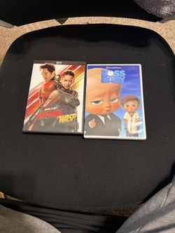 Boss Baby and Ant Man & The Wasp DVDs