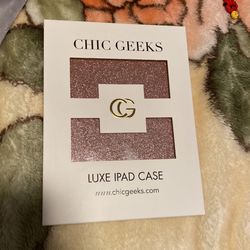 Chic Geek Rosegold Sparkle Ipad Case 11”