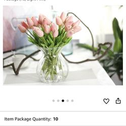10 pcs Holland Tulips Flowers Latex