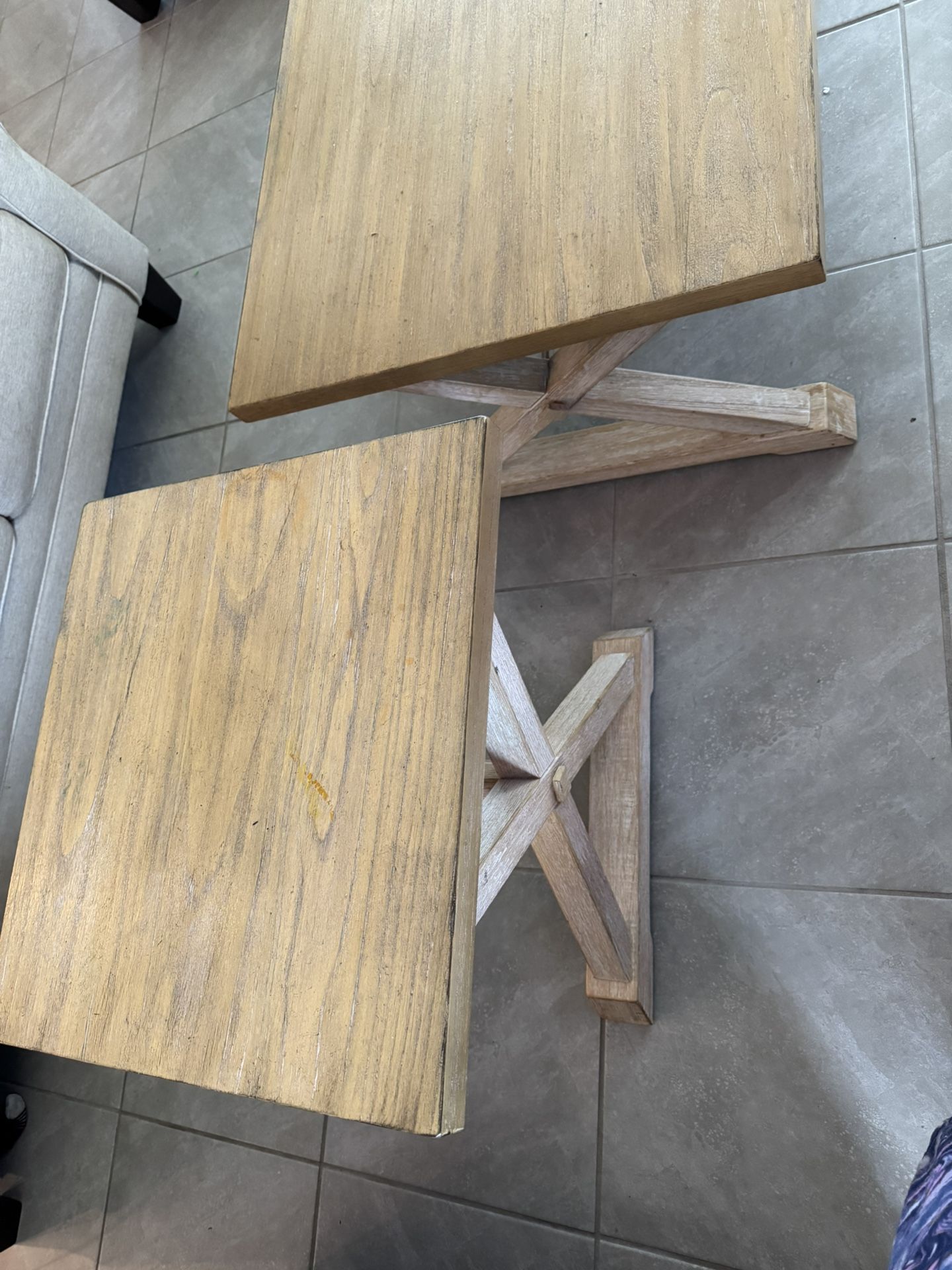 Coffee Table And A Pair Of Night Stand 