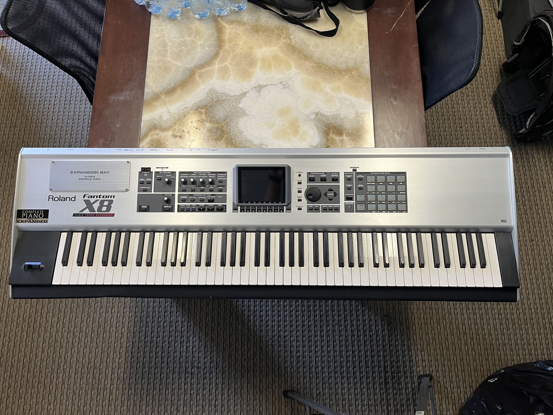 Roland Fantom X8 Synthesizer Keyboard With Expansions