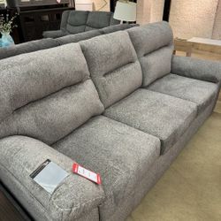 Bindura Mineral Sofa w/ Drop-Down Table
