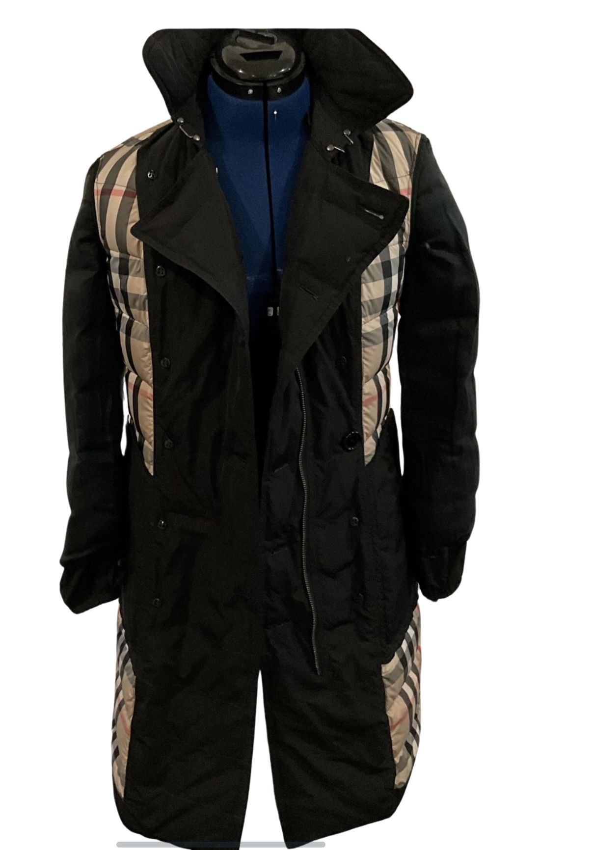 Authentic Burberry Down Trench Puffer Coat