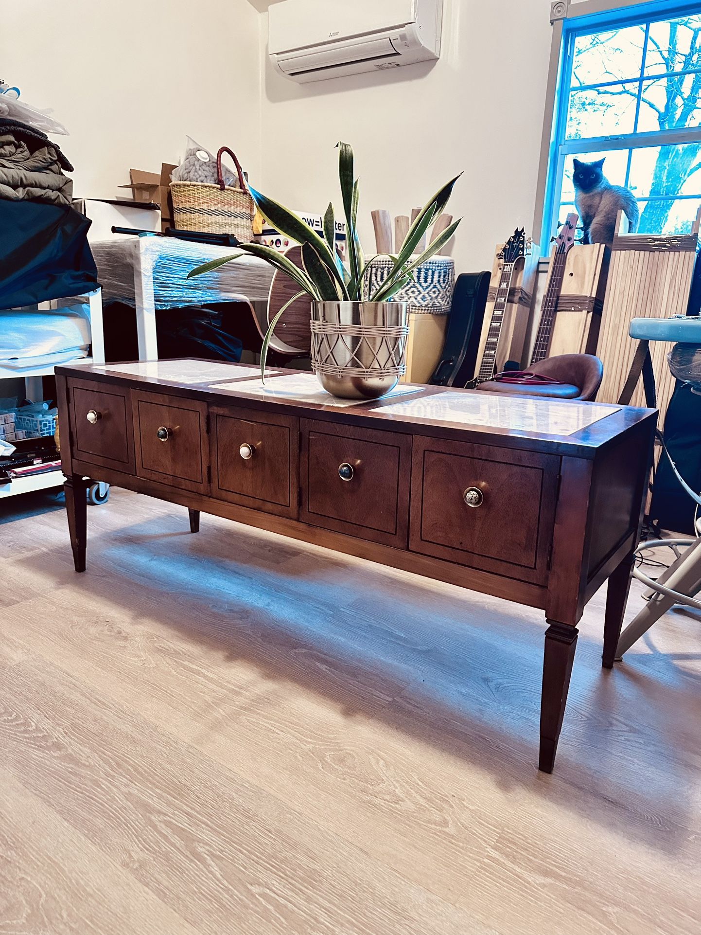 Mid Century Modern Media Cabinet