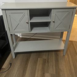 Gray Tv Stand 