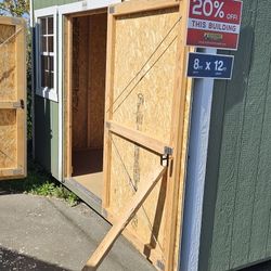 8x12 Utility Shed 