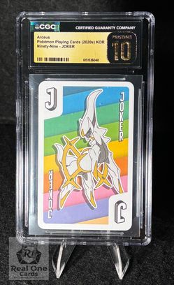 CGC 10 Pristine Arceus Joker - Pokémon Playing Cards (2020s) KOR Ninety-Nine
