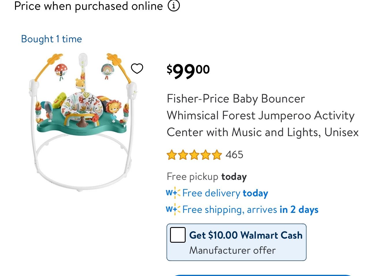 Baby Bouncer/ Jumper Fisher Price