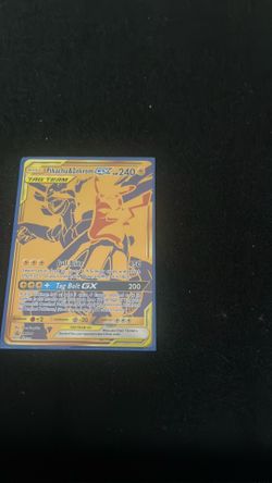 Pikachu and zekrom gold promo