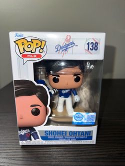 EXCLUSIVE Shohei Ohtani Salute Funko Pop #138 Dodgers Clubhouse MLB Baseball LA L.A. Los Angeles EXC