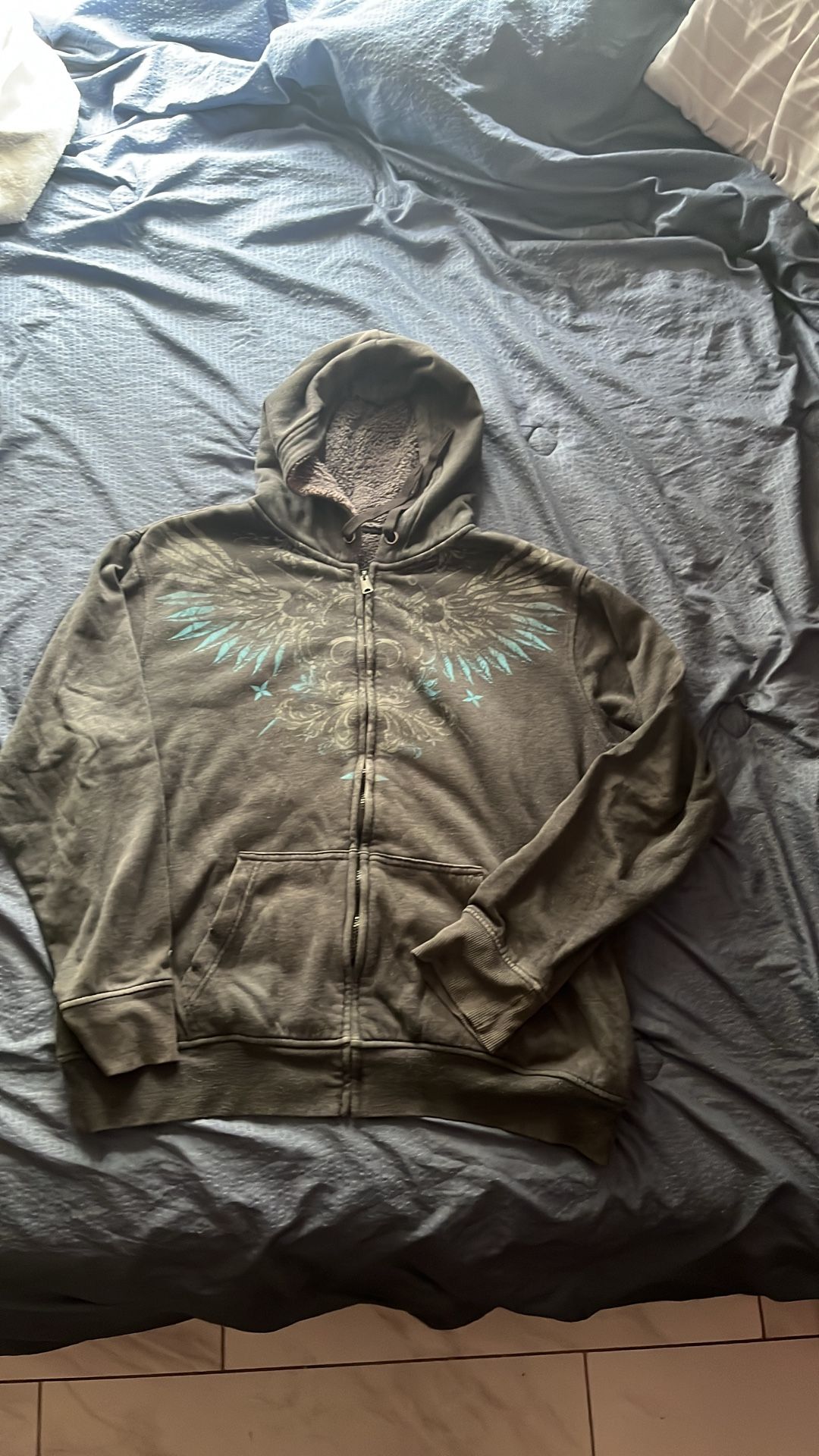 Vintage Y2K Hoodie Jacket Faded Glory