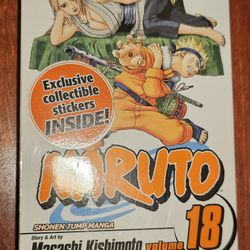 Naruto - Volume 18 (With Exclusive Collectivke Stickers) 