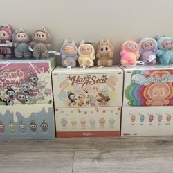 Popmart Labubu, Crybaby, And Dimoo