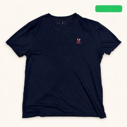 Psycho Bunny Navy V-Neck T-Shirt