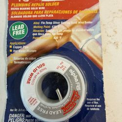 alpha Fry 3oz Lead Free Plumbing Repair Solder