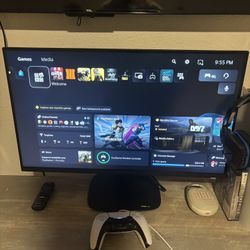 Ps5 Bundle, with monitor, and headset.