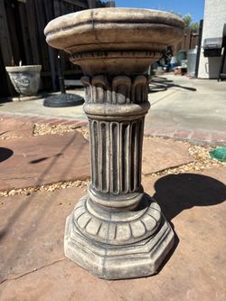 Very heavy garden pillar