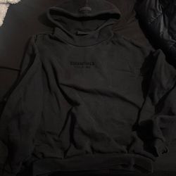 Essentials Hoodie Jet Black