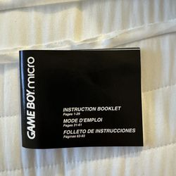 Gameboy Micro Booklets