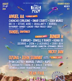 GA +plus Baja beach fest ticket 3 days