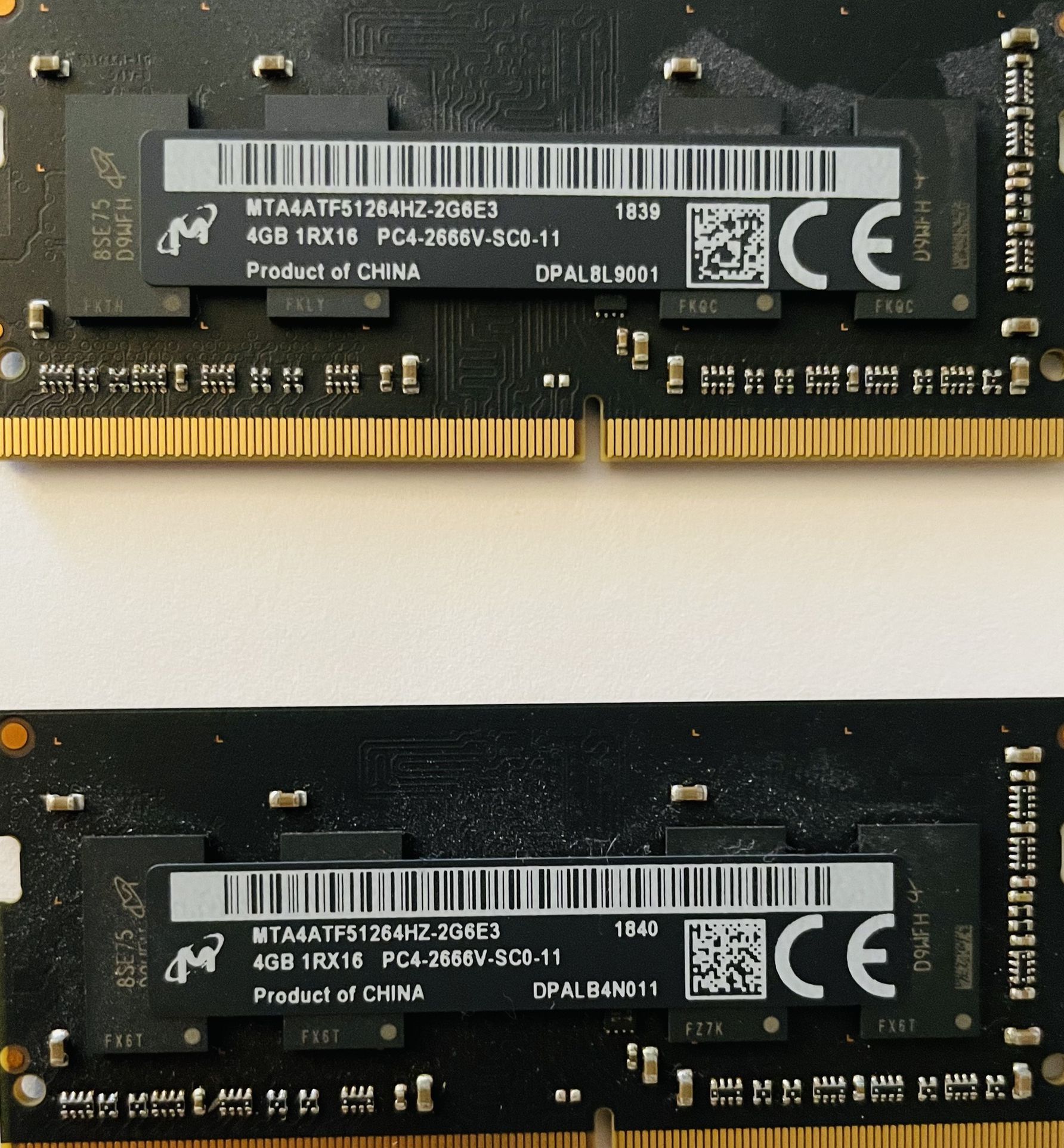 Genuine Apple 2 x 4GB SODIMM DDR4 2666MHz Memory Module for 2018-2020 iMac